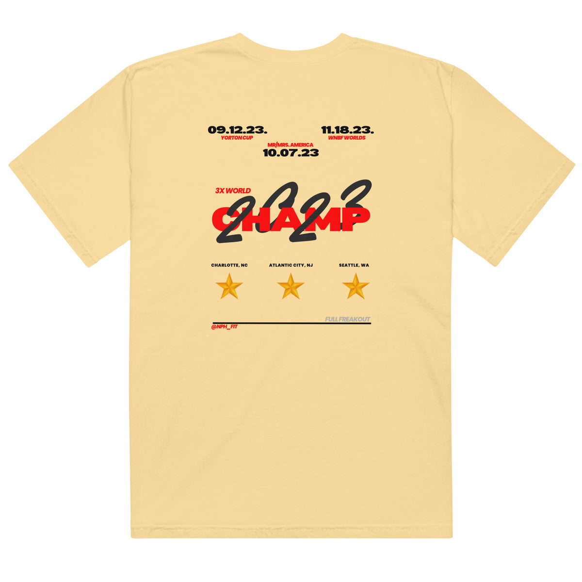 Unisex garment-dyed heavyweight t-shirt