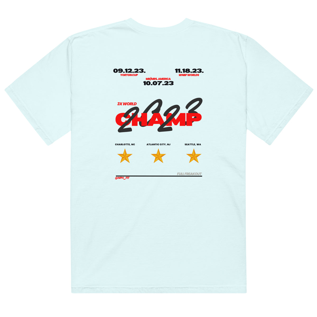 Unisex garment-dyed heavyweight t-shirt