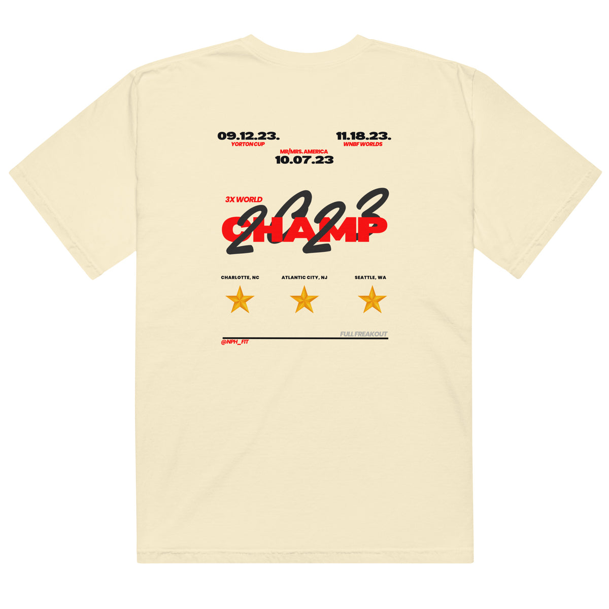 Unisex garment-dyed heavyweight t-shirt