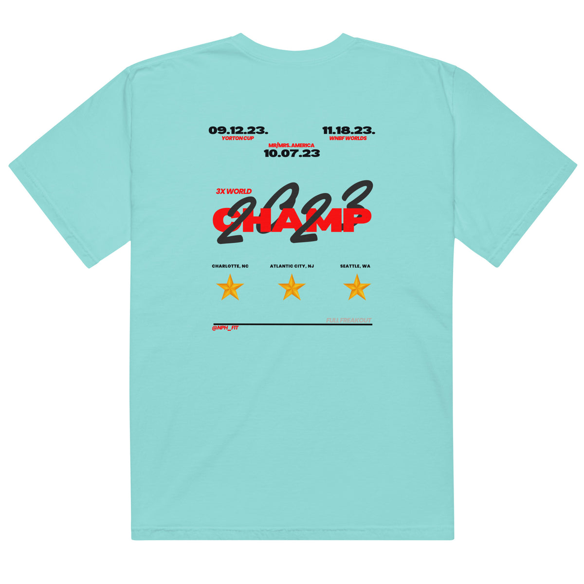 Unisex garment-dyed heavyweight t-shirt